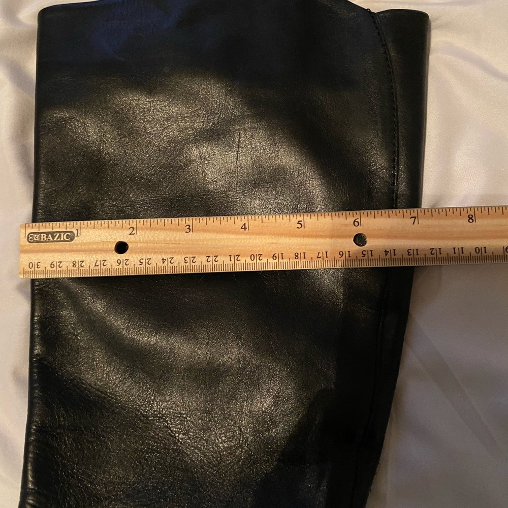 Franco Sarto Black Heeled Boots - Picture 9 of 13